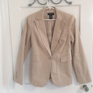 Tan suit jacket